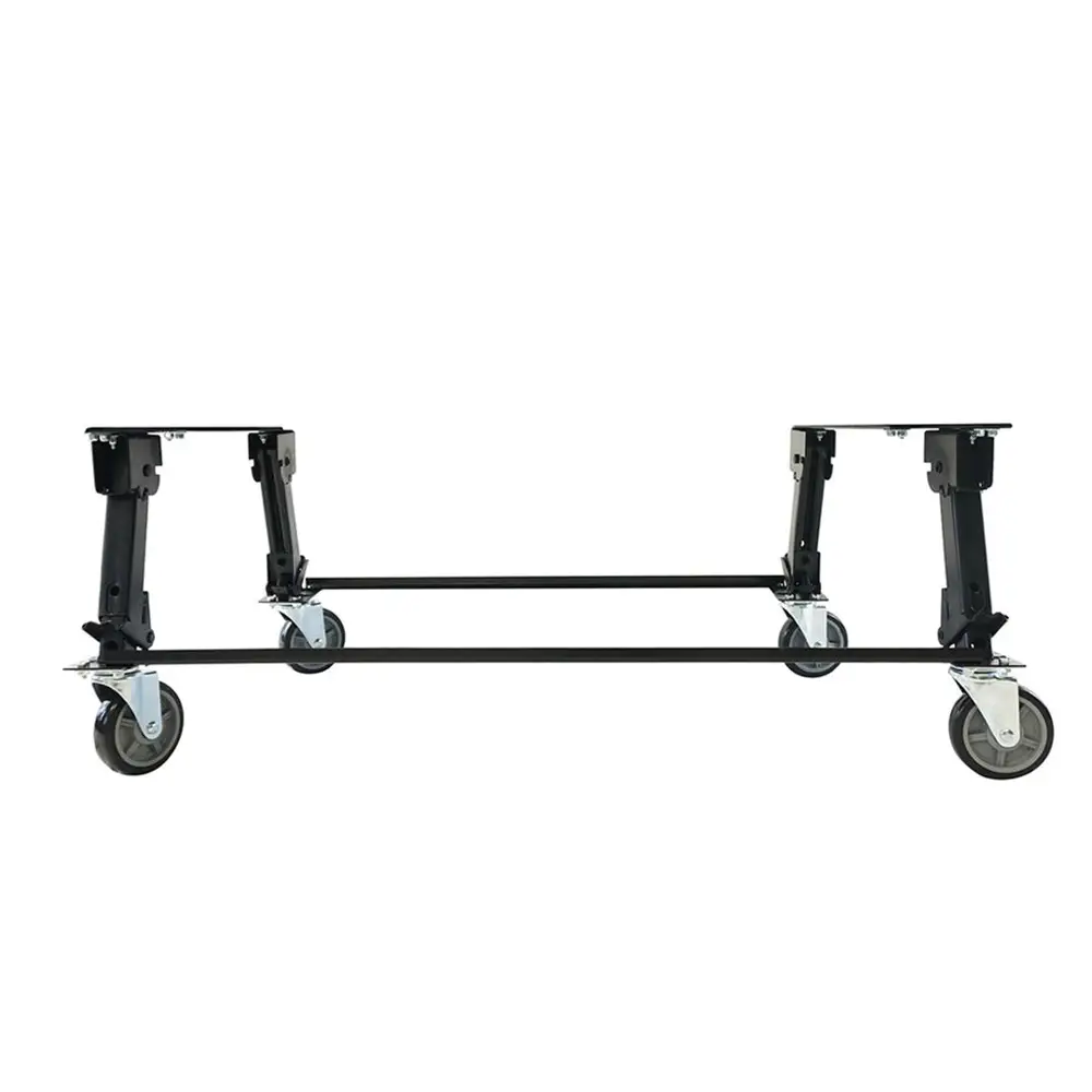 Slide Out Cargo Carrier Landing Gear Height Adjustable Black Steel - LETH00550